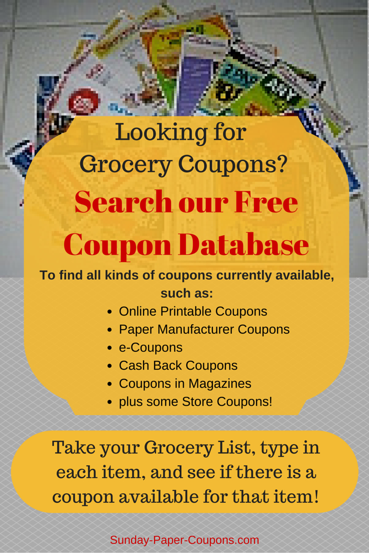 Free Couponsmail | How To Get Coupons In The Mail | Couponing - Free Printable Coupons For Food
