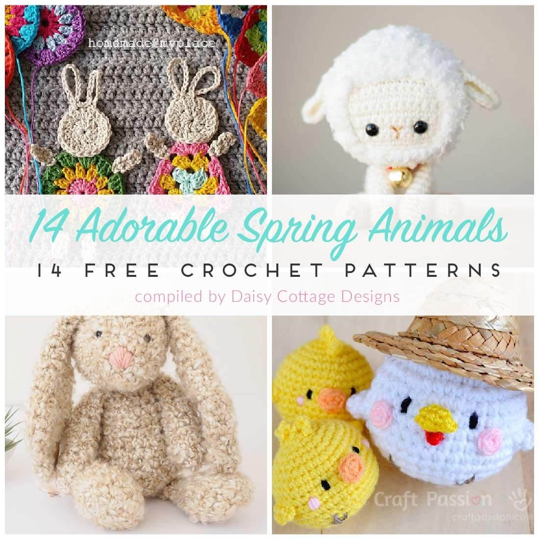 Free Crochet Patterns For Spring - Daisy Cottage Designs - Free Printable Crochet Patterns