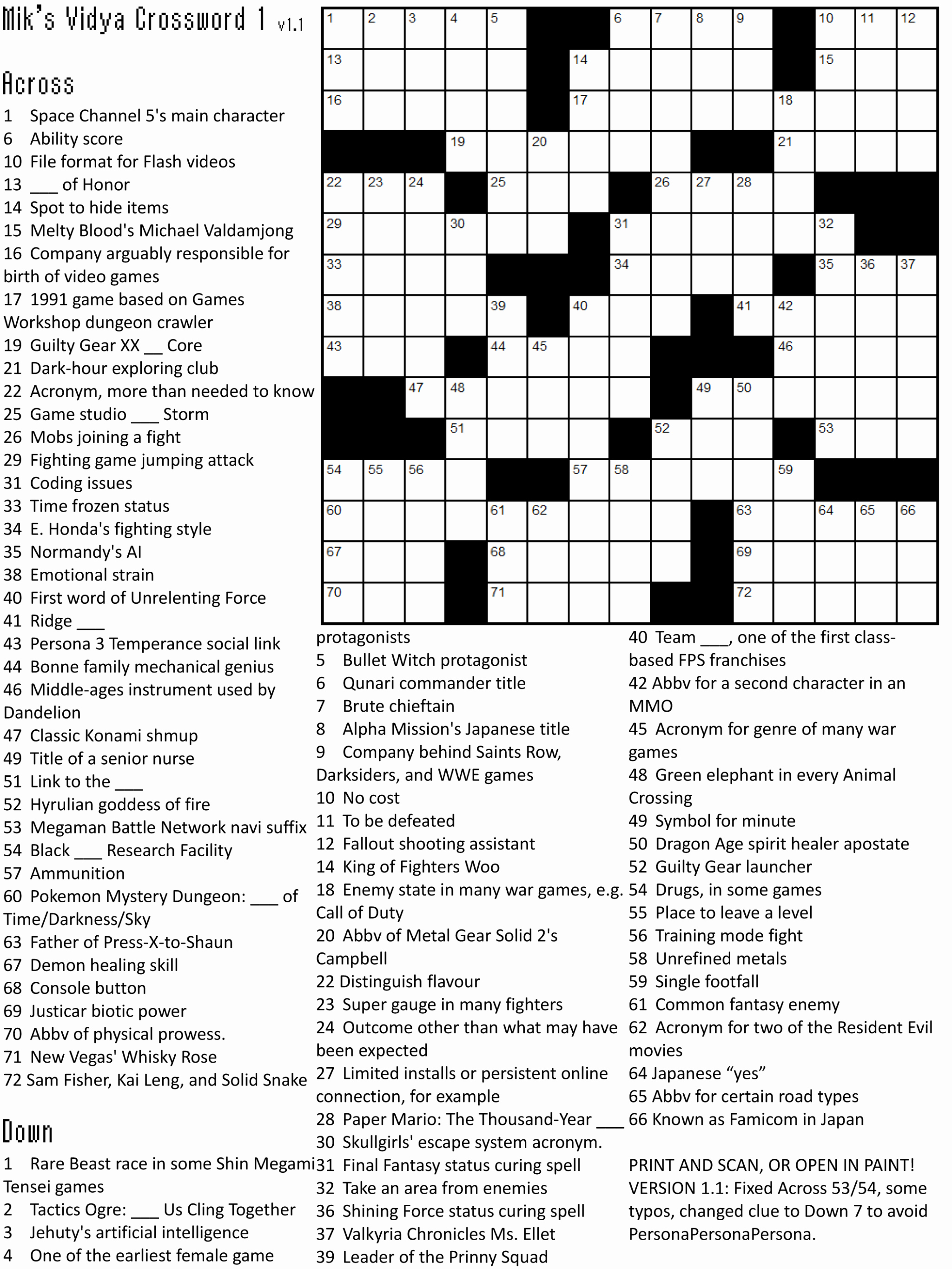 Free Crossword Puzzles Printable Then Free Printable Crossword - Free Printable Crossword Puzzles For Kids