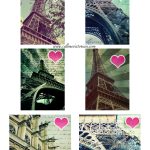Free Digital Collage Sheet   I Left My Heart In Paris | Call Me   Free Printable Digital Collage Sheets