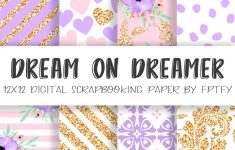 Free Digital Paper-Dream On Dream Lavender Collection | Best Free – Free Online Digital Scrapbooking Printable