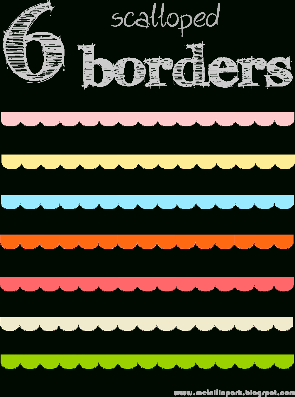 Free Printable Borders For Scrapbooking Free Printable