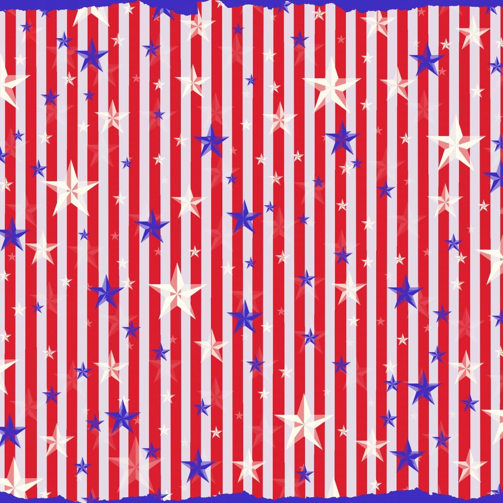 Patriotic 4Th Of July Digital Papers - Love Paper Crafts - Free 