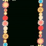 Free Digital Scrapbooking Flower Frames – Colorful Flower Frame Png   Free Printable Frames For Scrapbooking