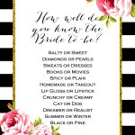 Free Don't Say Wedding Game | Wedding Planning | Wedding Games, Free   How Well Does The Bride Know The Groom Free Printable