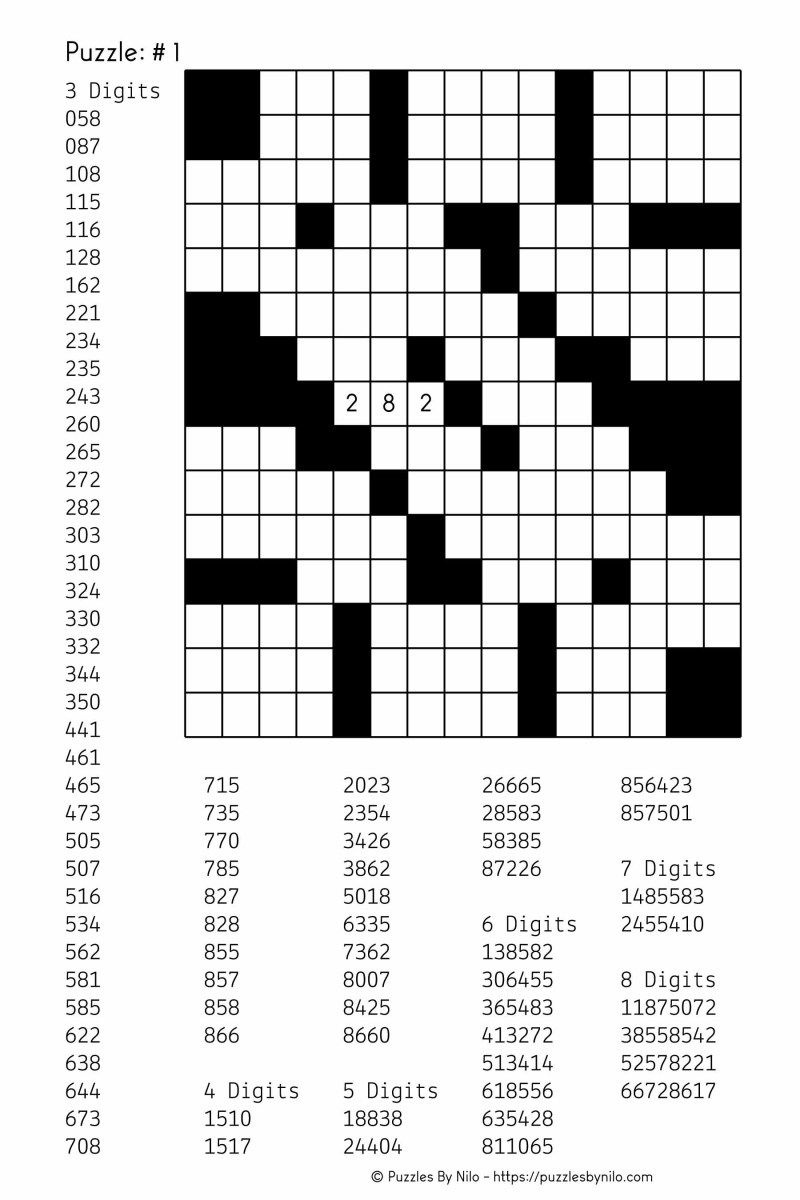 Marvelous Crossword Puzzles Easy Printable Free Org Chas #39 s Board