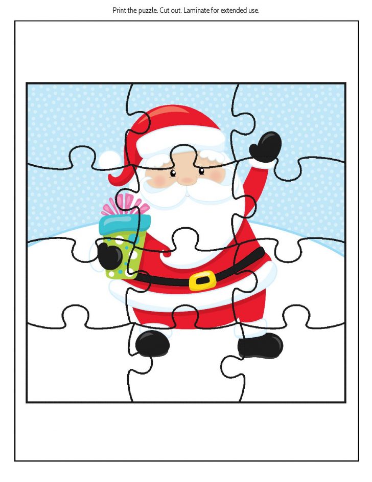 Free Printable Christmas Puzzle Sheets