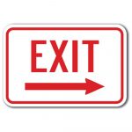 Free Exit Signs Pictures, Download Free Clip Art, Free Clip Art On   Free Printable Exit Signs With Arrow