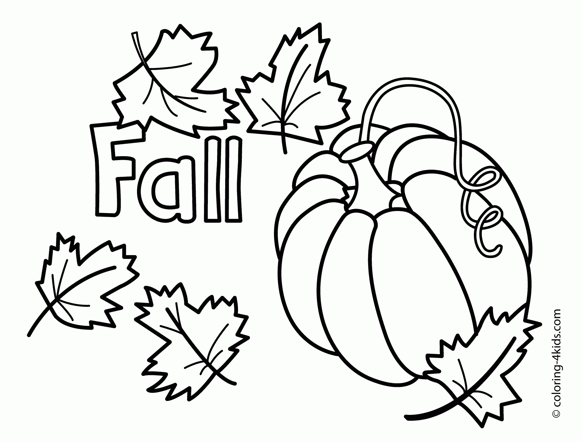 Free Fall Coloring Pages Printable - Coloring Home - Free Fall Printable Coloring Sheets