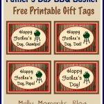 Free Father's Day Gift Tags And Labels. Perfect To Use With A Bbq Or   Free Printable Father&#039;s Day Labels