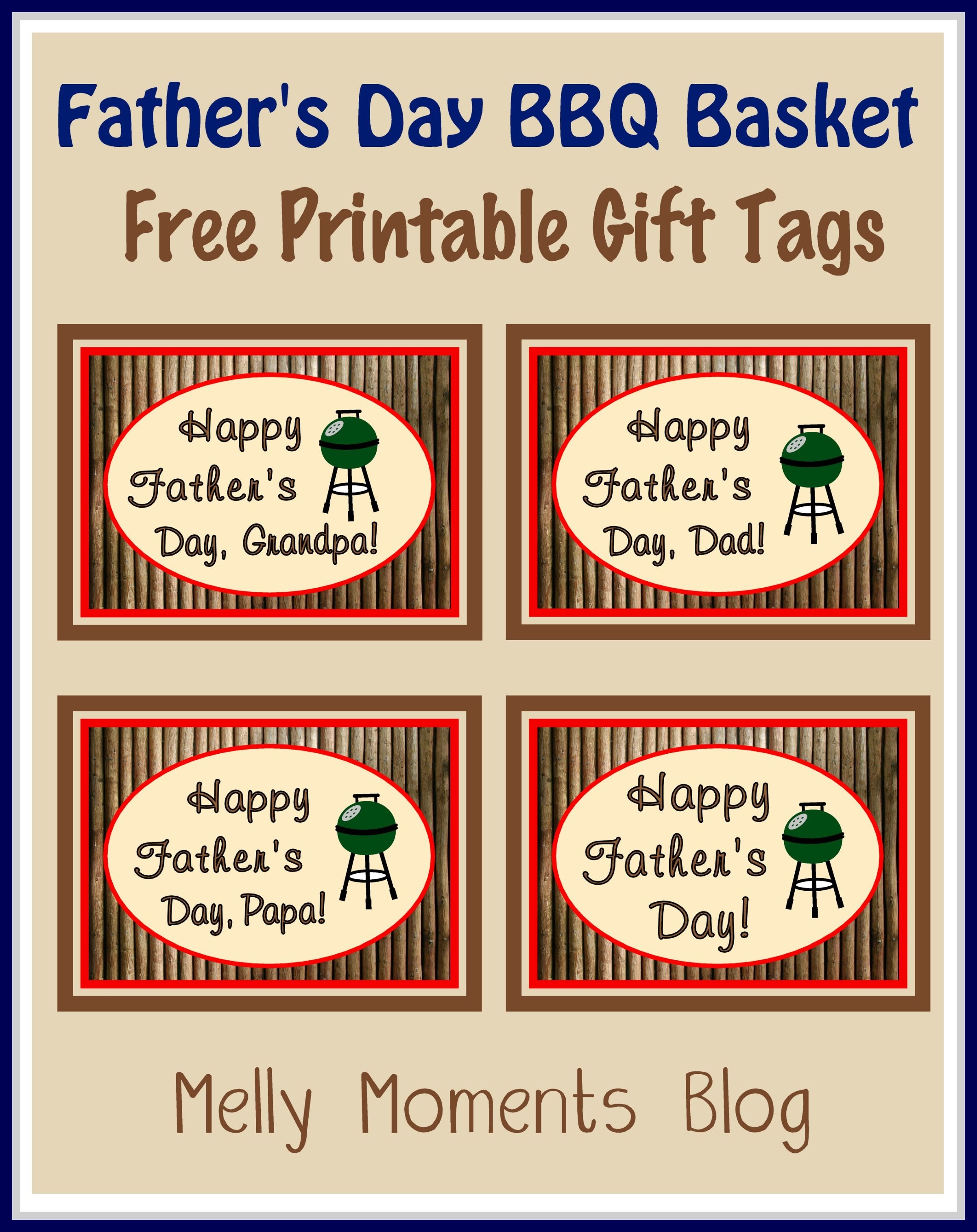 Free Father&amp;#039;s Day Gift Tags And Labels. Perfect To Use With A Bbq Or - Free Printable Father&amp;amp;#039;s Day Labels
