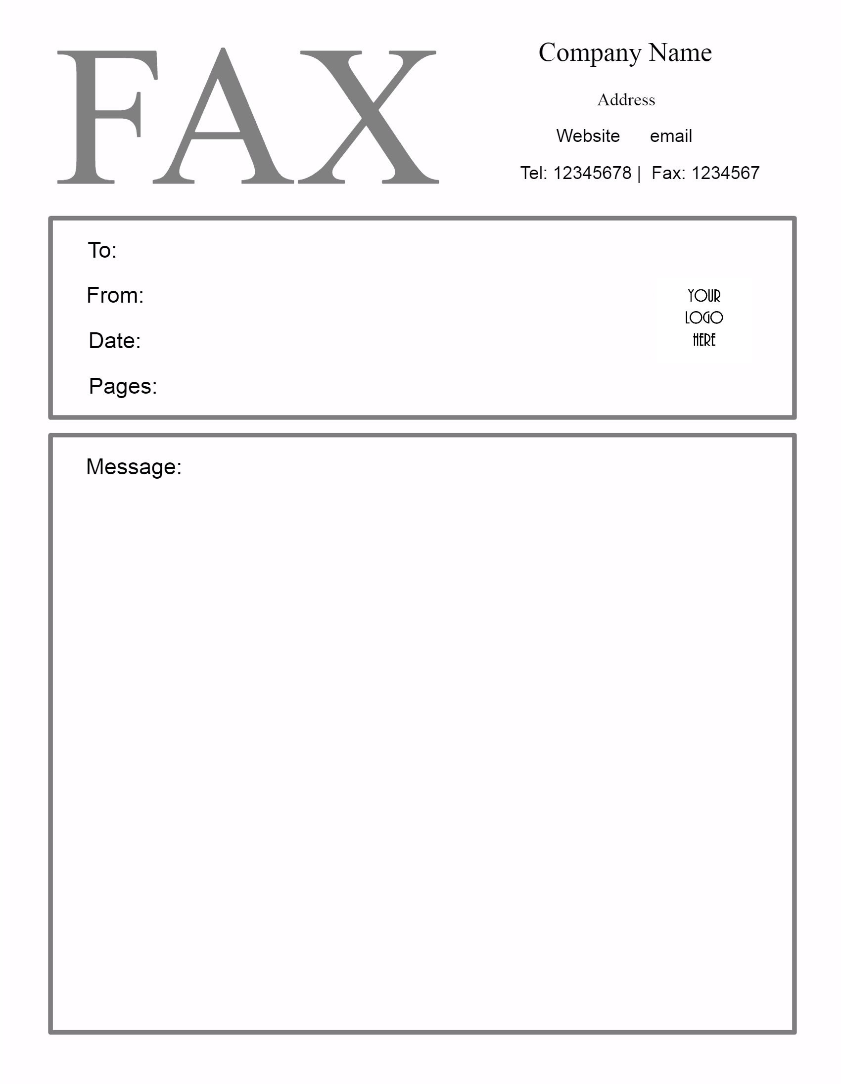 Free Fax Cover Sheet Template | Customize Online Then Print - Free Printable Cover Letter For Fax