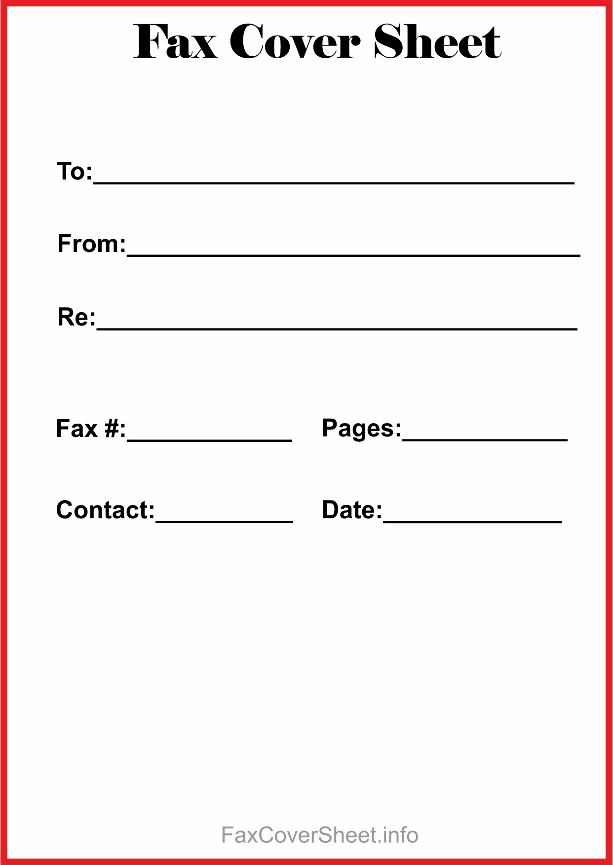 Free]^^ Fax Cover Sheet Template - Free Printable Fax Cover Sheet Pdf