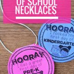 Free First Day Of School Necklaces (Editable) | Beginning Of Year   Free Printable First Day Of School Certificate