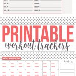 Free: Fitness Tracker Printables   Hairspray And Highheels   Free Printable Fitness Tracker