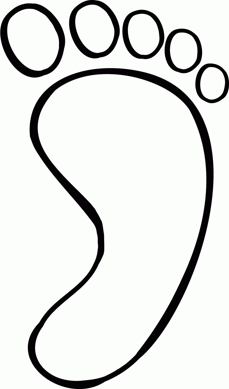 Free Footprint Template, Download Free Clip Art, Free Clip Art On - Free Printable Footprints