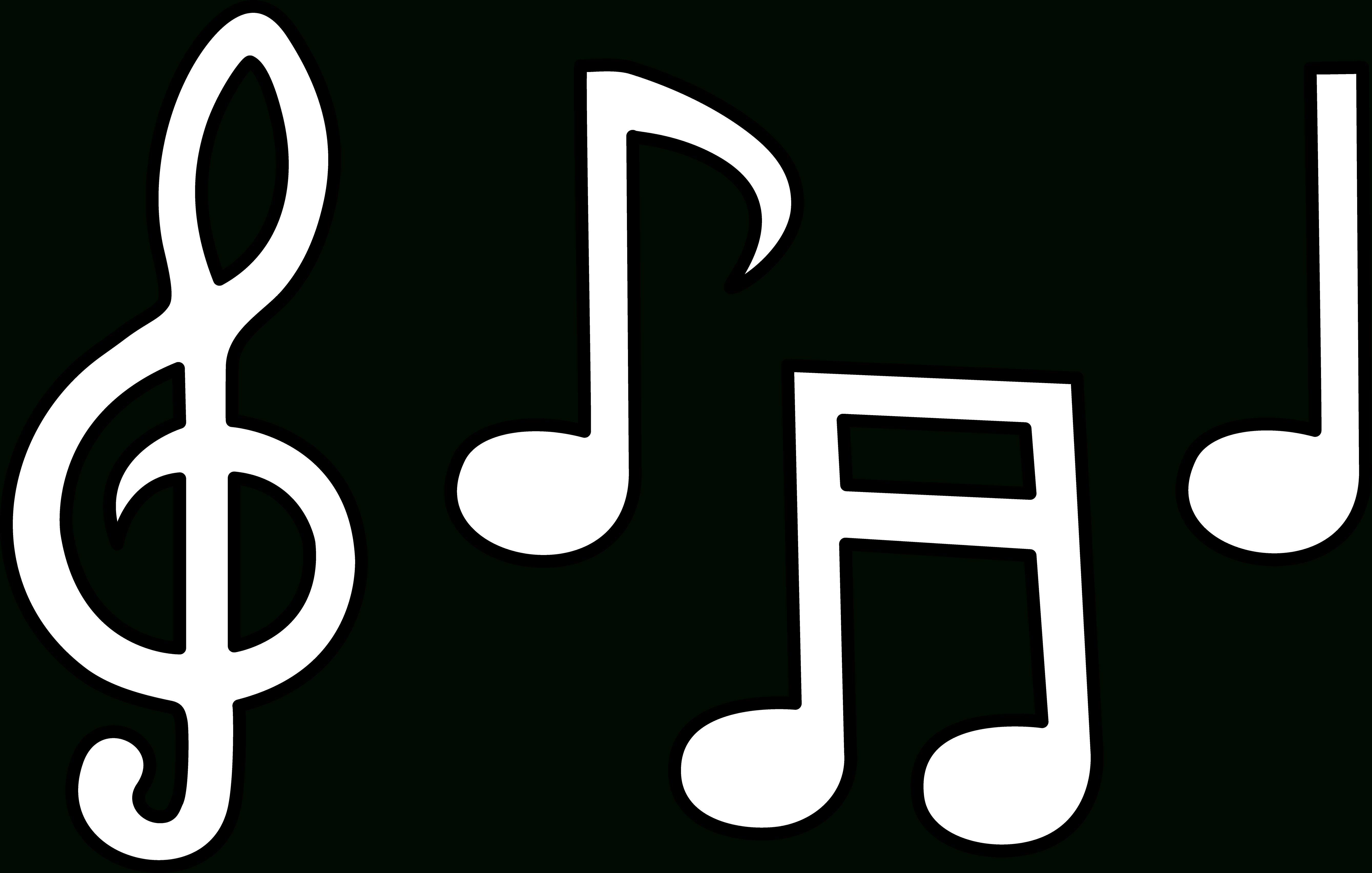 Free Free Pictures Of Music Notes, Download Free Clip Art, Free Clip - Free Printable Music Notes Templates