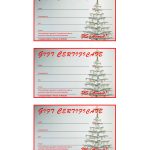 Free Gift Certificate Archives | Freewordtemplates   Free Printable Xmas Gift Certificates