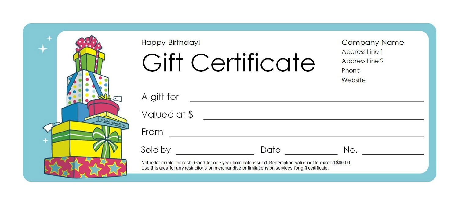 Free Gift Certificate Templates You Can Customize - Free Printable Photography Gift Certificate Template