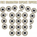 Free Graduation Cupcake Toppers | It's A Mother Thing   Free Printable Graduation Cupcake Toppers