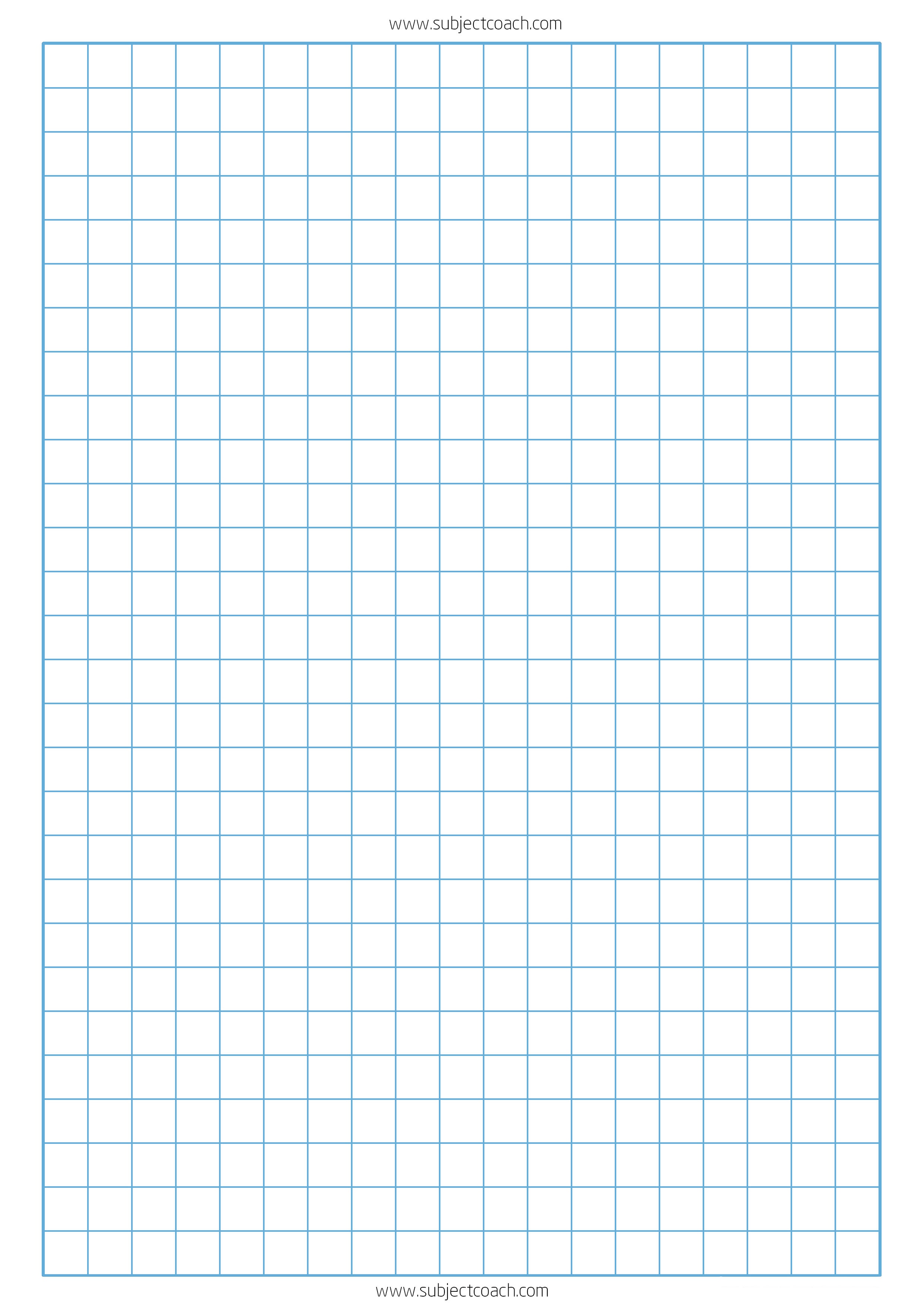 Printable Graphing Paper With Numbers