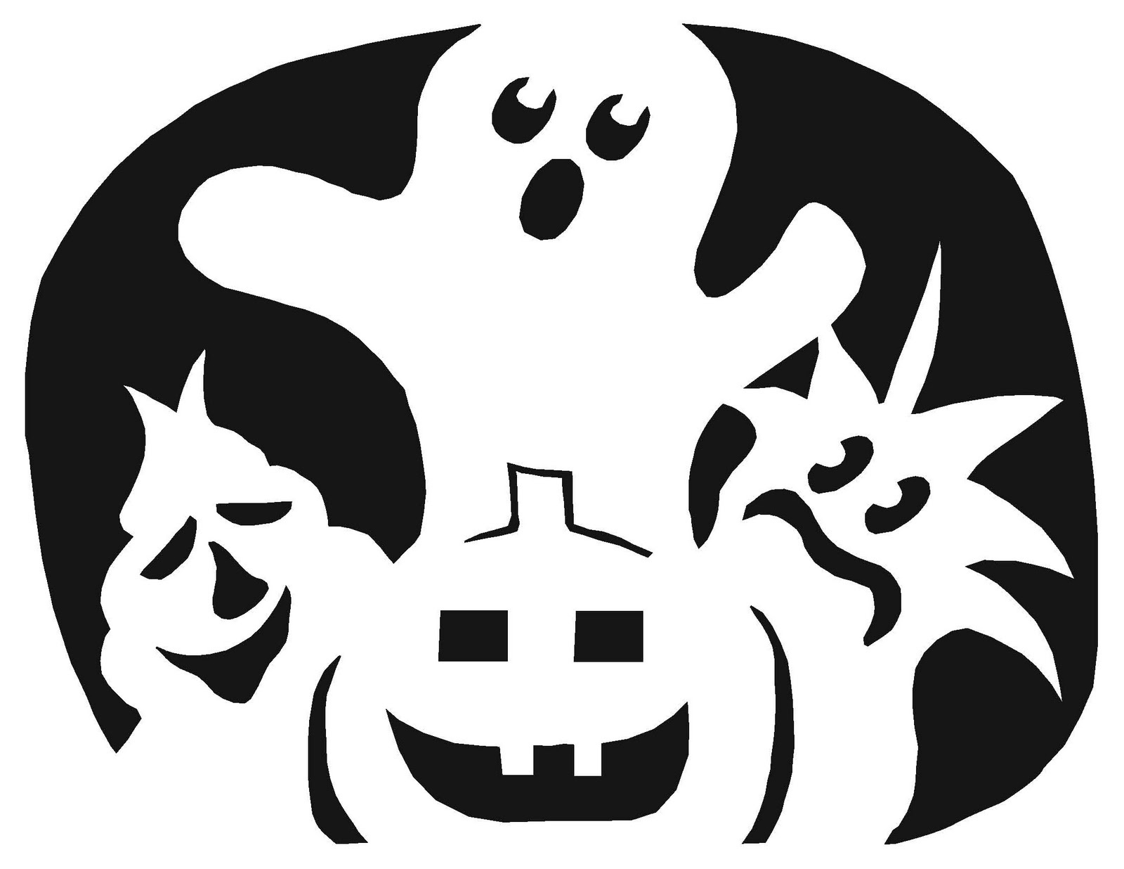 Free Guitar Pumpkin Stencil, Download Free Clip Art, Free Clip Art - Free Printable Pumpkin Stencils