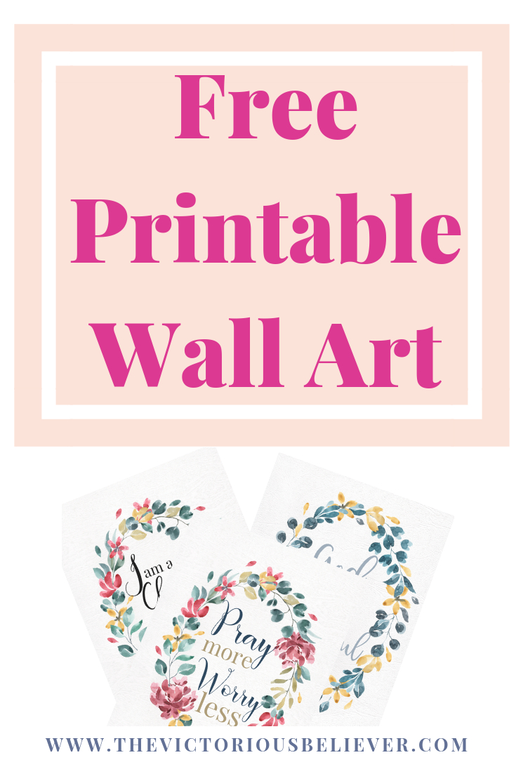 Free Inspirational Printable Wall Art | Edifying Blog Posts - Free Printable Christian Art