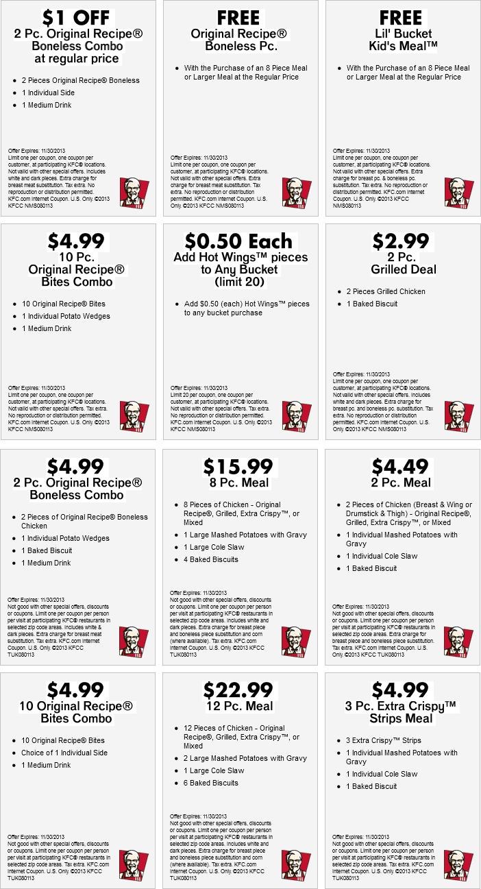 Free-Kfc-Coupons-Codes-July-5 - Free Printable Coupons 2017