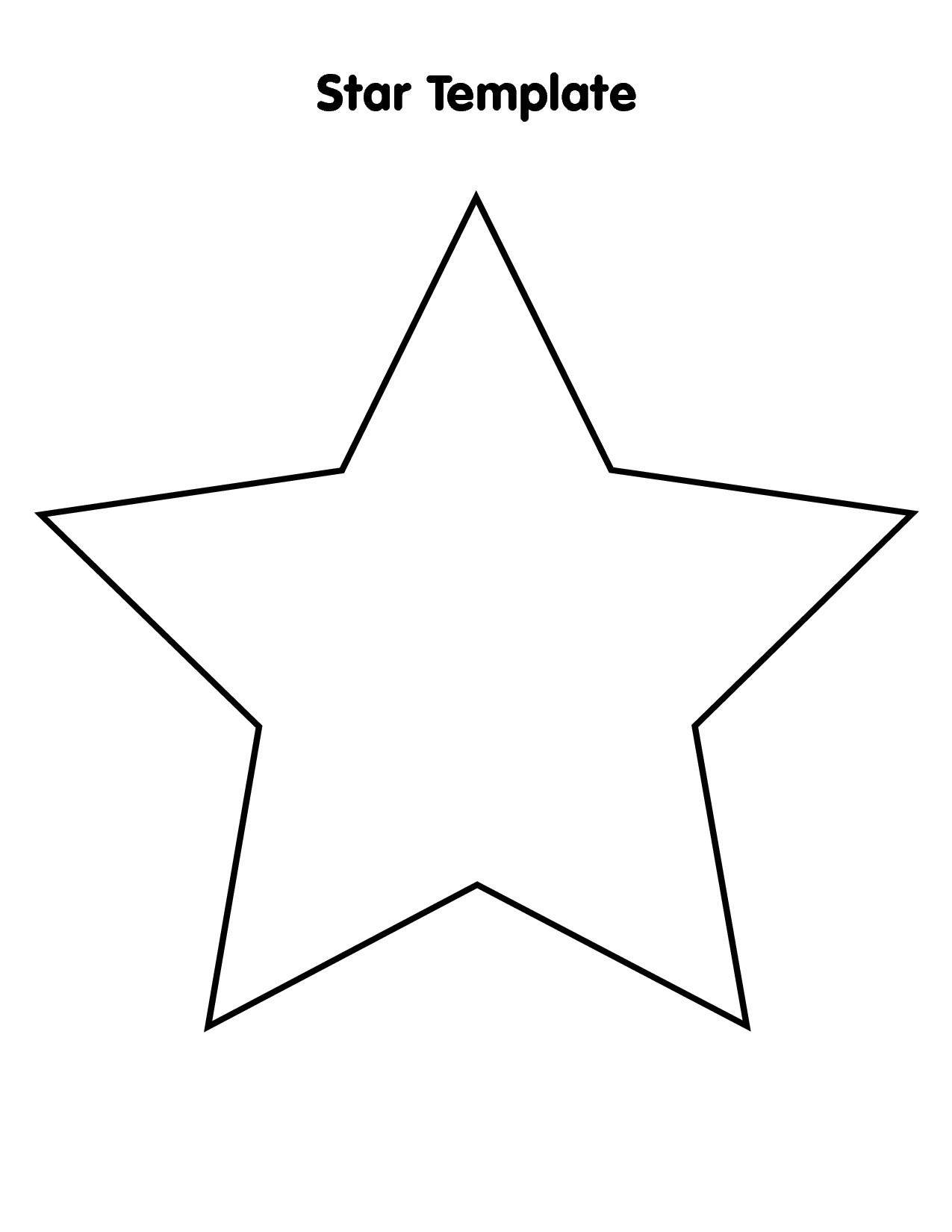 Free Large Star Template To Print, Download Free Clip Art, Free Clip - Free Printable Stars