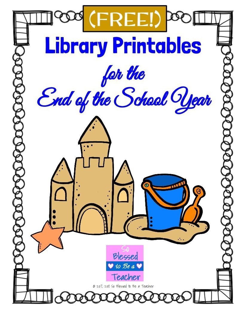 Free!} Library Worksheets For The End Of The School Year | Tpt - Free Library Skills Printable Worksheets