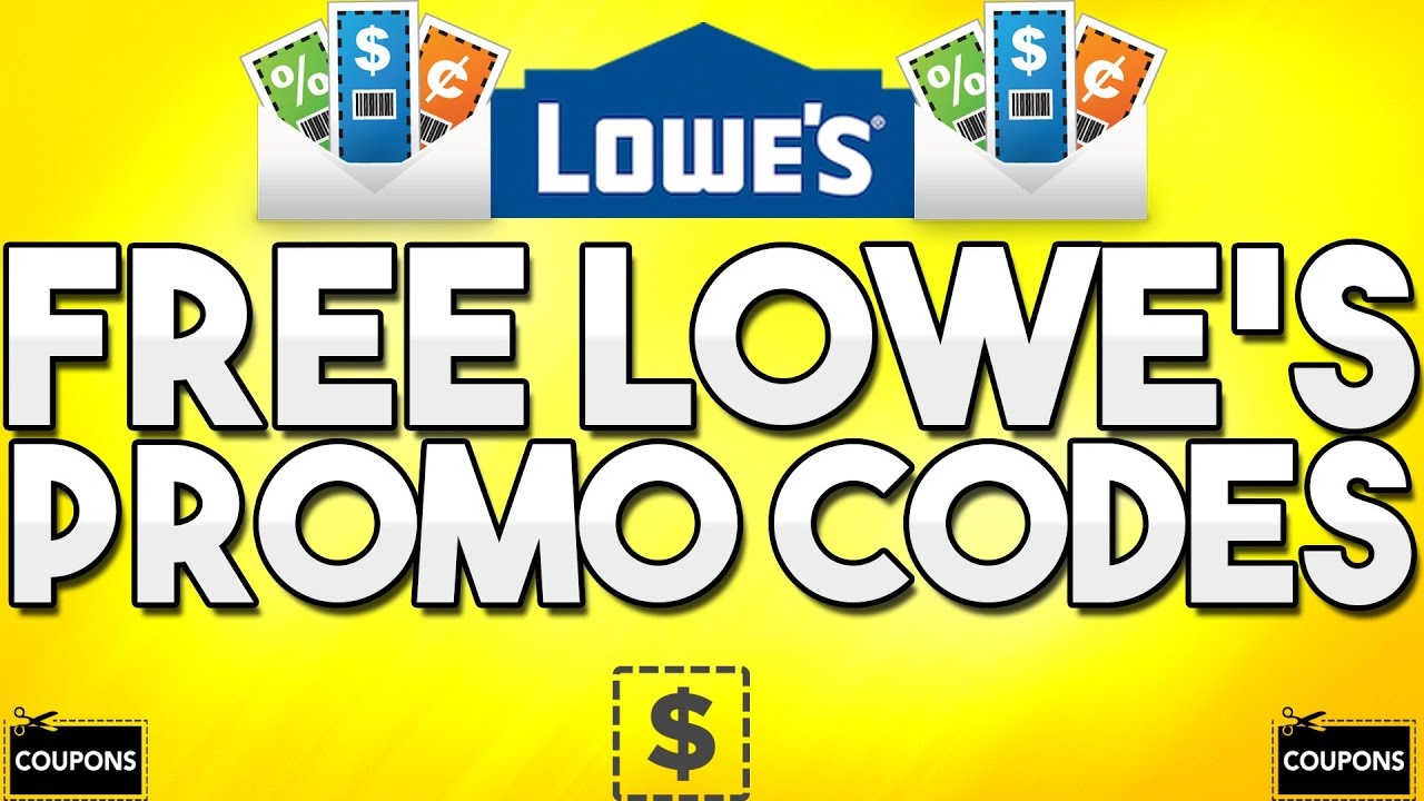 Free Lowe's Promo Codes! (Generator) Youtube Free Printable Lowes