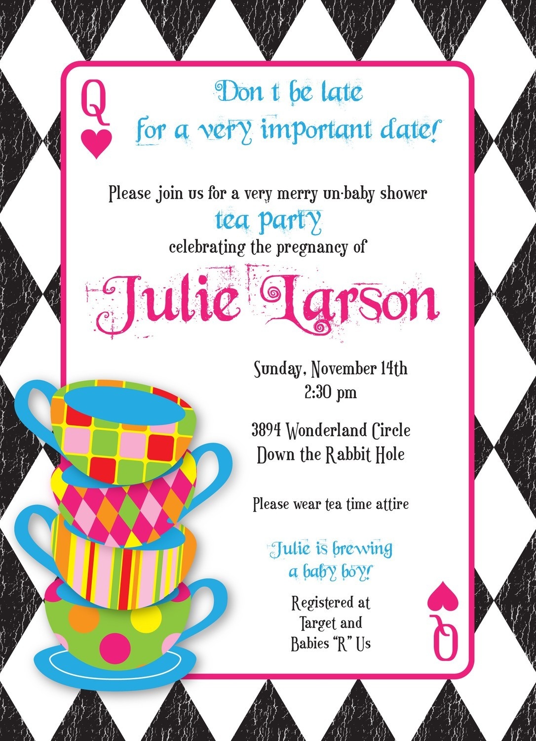 Free Mad Hatters Tea Party, Download Free Clip Art, Free Clip Art On - Mad Hatter Tea Party Invitations Free Printable