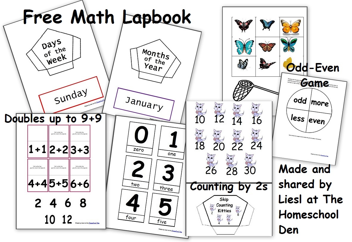 Math Booklets Free Printable