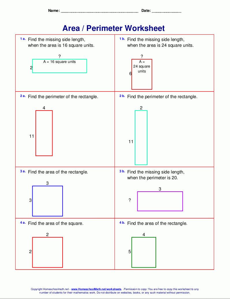 Free Math Worksheets - Free Printable Simple Math Worksheets