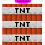 Free Minecraft Tnt Printables Minecraft Tnt . | Box Car Project   Free Printable Minecraft Cupcake Toppers And Wrappers