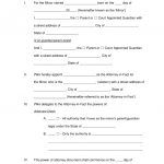 Free Minor (Child) Power Of Attorney Forms   Pdf | Word | Eforms   Free Printable Legal Guardianship Forms