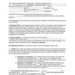 Free Missouri Employment Contract Agreement   Pdf | Word | Eforms   Free Printable Employment Contracts