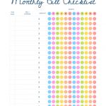 Free Monthly Bill Checklist | Hirschfeld Apartments   Free Printable Monthly Bill Checklist