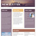 Free Newsletter Templates & Examples | Ela | Newsletter Template   Free Printable Newsletter Templates