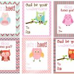 Free Owl Printables | Free Printable Valentine's Day Cards For Kids   Free Printable Owl Valentine Cards