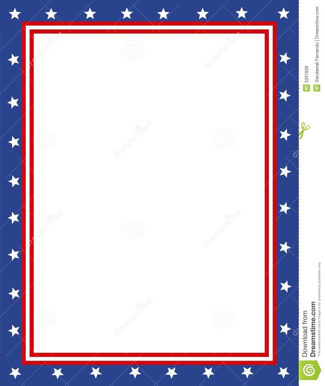 Free Patriotic Page Borders | Patriotic Border | Sponsored Child - Free Printable Patriotic Writing Paper