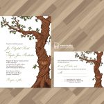 Free Pdf Rustic Wedding Invitation And Rsvp Template Fairytale Tree   Free Printable Wedding Invitation Kits