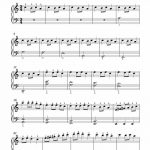 Free Piano Arrangement Sheet Music – Carol Of The Bells – Michael   Free Printable Piano Pieces