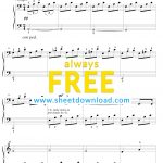 Free Piano Sheet Music To Download And Print   High Quality Pdfs   Free Printable Music Sheets Pdf