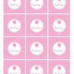 Free Pink And Purple (Girl) Birthday Printables From Green Apple   Birthday Party Favor Tags Printable Free