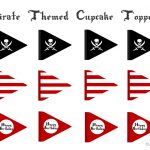 Free Pirate Cupcake Printable Toppers ~ Frugalful | Diy Pirates   Free Printable Pirate Cupcake Toppers