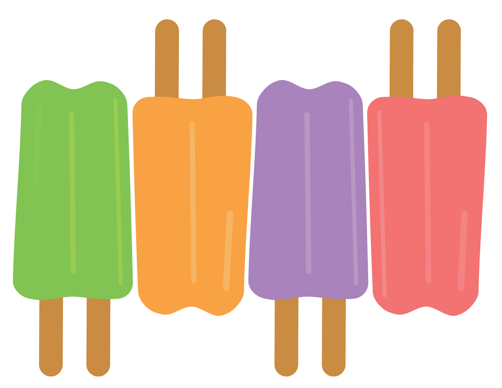 Free Popsicle Image, Download Free Clip Art, Free Clip Art On - Free Printable Popsicle Template