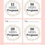 Free Pregnancy Milestone Cards | Must Have | Baby Milestone Cards   Free Printable Pregnancy Announcement Cards