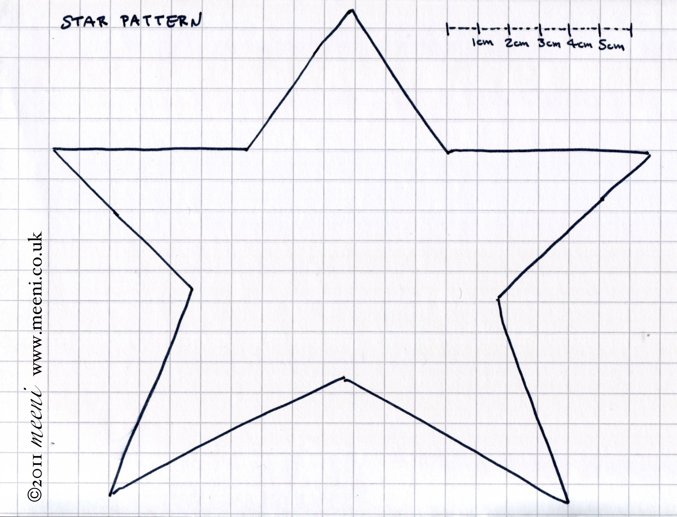Free Primitive Star Template | Paper Pricking Free Patterns Sports - Free Printable Paper Pricking Patterns