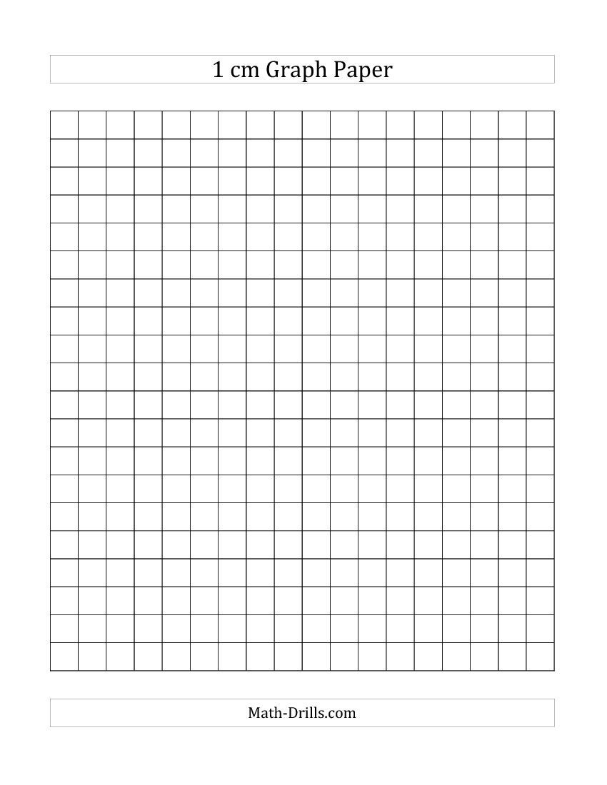 Free Printable 1 Cm Graph Paper (A) | Back To School | Printable - Free Printable Squared Paper